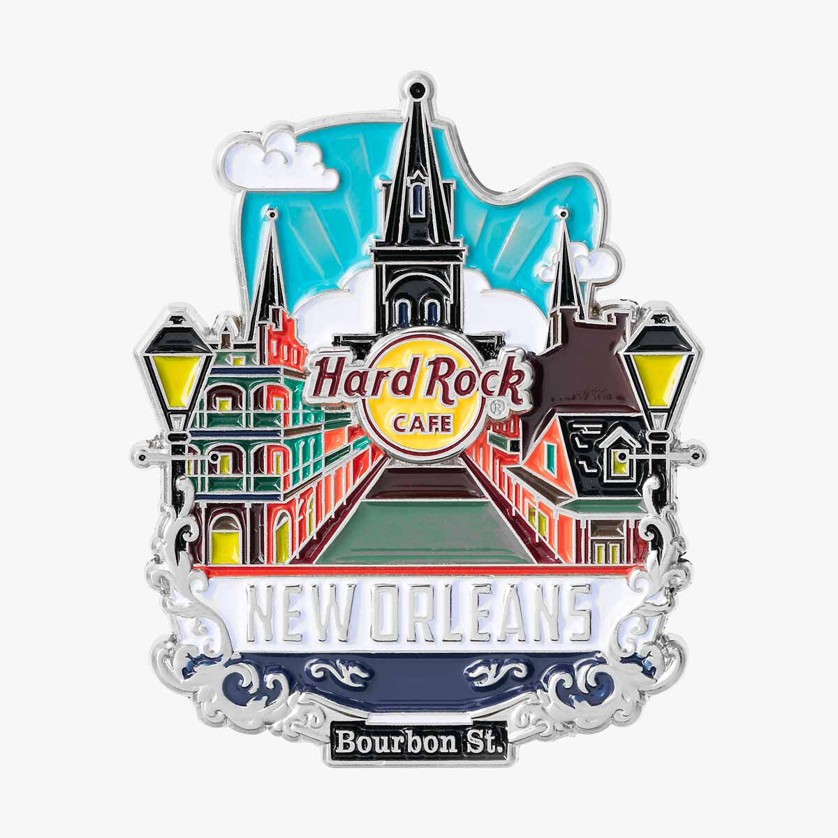 Collectible 3D Core City Guitar Pin | Online Rock Shop